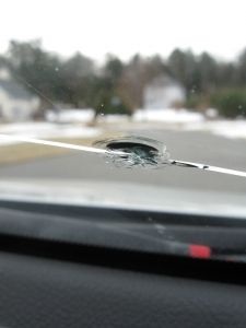 cracked windshield